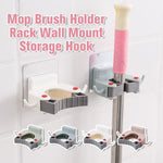 Load image into Gallery viewer, Mop Brush Holder Rack Wall Mount Storage Hook
