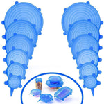 Load image into Gallery viewer, Hirundo Silicone Stretch lid, 6PCS (Blue)
