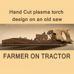 Load image into Gallery viewer, Cut Hand Saw Metal Art
