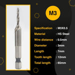 Load image into Gallery viewer, 6pcs Thread Tap Drill Bits Set
