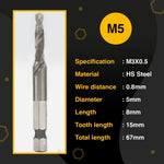 Load image into Gallery viewer, 6pcs Thread Tap Drill Bits Set
