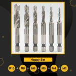 Load image into Gallery viewer, 6pcs Thread Tap Drill Bits Set
