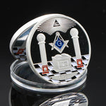 Load image into Gallery viewer, Masonic Brotherhood Commemorative Coin With Protective Box
