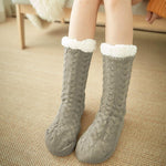 Load image into Gallery viewer, Ultra-plush Non-slip Slipper Socks
