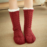 Load image into Gallery viewer, Ultra-plush Non-slip Slipper Socks
