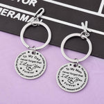 Load image into Gallery viewer, SANK® To My Dad/Mom Keychain (letter pendant)
