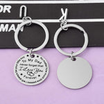 Load image into Gallery viewer, SANK® To My Dad/Mom Keychain (letter pendant)
