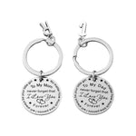 Load image into Gallery viewer, SANK® To My Dad/Mom Keychain (letter pendant)
