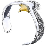 Load image into Gallery viewer, Adjustable Silver eagle bracelet
