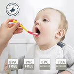 Load image into Gallery viewer, Silicone Heat-Sensitive Spoons for Baby
