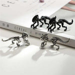 Load image into Gallery viewer, Funny Punk 3D Metal Mini Dinosaur Cartilage Earring Set
