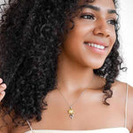 Load image into Gallery viewer, Golden Sunflower Pendant
