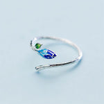 Load image into Gallery viewer, Flower Bud 925 Sterling Sliver Ring
