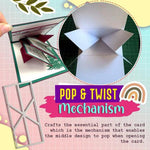 Load image into Gallery viewer, Twist Pop Up Cutting Dies Card
