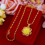 Load image into Gallery viewer, Vintage Flower Pendant Necklace

