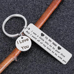 Load image into Gallery viewer, SANK®“To my man I love you” Keychain
