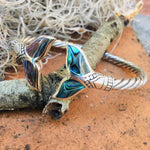 Load image into Gallery viewer, Mermaid Tail Bangle Bracelet
