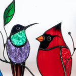 Load image into Gallery viewer, Birds Stained Glass Window Hangings 🎁Mother's Day promotion🐦
