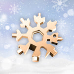 Load image into Gallery viewer, Amenitee™ 18-in-1 stainless steel snowflakes multi-tool&amp;keychain
