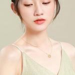 Load image into Gallery viewer, Hollow Four-Leaf Clover Necklace
