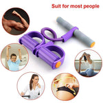 Load image into Gallery viewer, Fitness Equipment Pedal Resistance Band 4 Elastic Pull Rope
