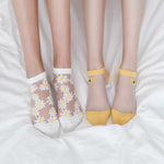 Load image into Gallery viewer, Translucent Daisy Socks
