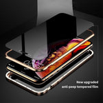 Load image into Gallery viewer, Upgraded Anti-peep Two Side Tempered Glass Magnetic  iPhone Case
