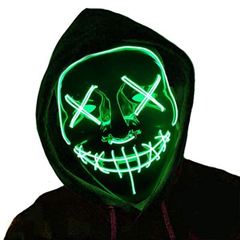 (🎃Early Halloween Promotion🎃)Halloween - LED luminous mask
