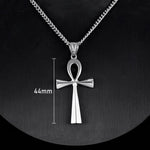 Load image into Gallery viewer, Stainless steel ancient Egyptian Cross men's Necklace
