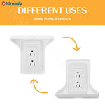 Load image into Gallery viewer, Hirundo Wall Outlet Shelf Power Perch, White/Black
