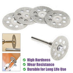 Load image into Gallery viewer, Diamond Cutting Wheel Set (10 PCs and 2 Rods)
