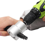 Load image into Gallery viewer, DOMOM Zipbite - Nibbler Cutter Drill Attachment Double Head Metal Sheet
