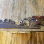 Load image into Gallery viewer, Cut Hand Saw Metal Art
