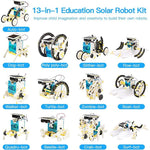 Load image into Gallery viewer, 13-in-1 Education Solar Robot Toys
