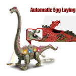 Load image into Gallery viewer, Walking Brachiosaurus Toy with LED Projector
