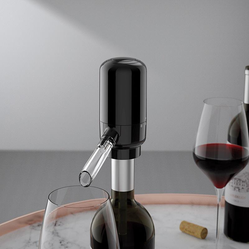 Electronic wine decanter for wine
