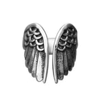 Load image into Gallery viewer, Angel Wing Silver Ring

