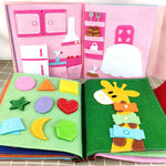 Load image into Gallery viewer, Felt DIY Cloth Non-Woven Painting Book
