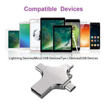 Load image into Gallery viewer, 4-in-1 Smart USB Flash Drive
