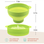 Load image into Gallery viewer, Silicone Popcorn Popper Bowl
