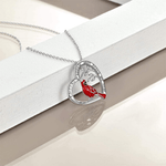 Load image into Gallery viewer, Sank®Cardinal Heart Pendant Necklace
