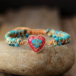 Load image into Gallery viewer, Passionate Heart Jasper Bracelet
