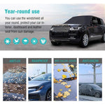 Load image into Gallery viewer, Car Windshield Snow Cover, With 2 Adjustable Car Side Mirror Covers
