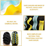 Load image into Gallery viewer, DIY Curl Formers Water Ripple Hair Divider- 12 Pcs
