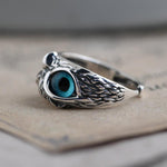 Load image into Gallery viewer, Demon Eye Owl Ring Adjustable
