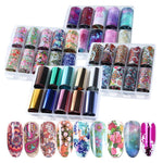 Load image into Gallery viewer, Nail Art Transfer Foils (Set of 10)

