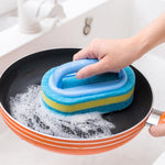 Load image into Gallery viewer, Thickened Sponge Cleaning Brush With Handle

