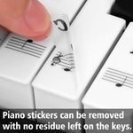 Load image into Gallery viewer, Piano Key Note Stickers
