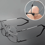 Load image into Gallery viewer, Titanium progressive far and near dual-use reading glasses
