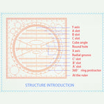 Load image into Gallery viewer, Multifunctional Drawing Ruler
